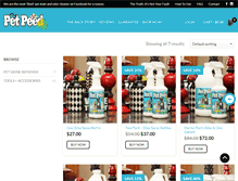Tablet Screenshot of mypetpeed.com